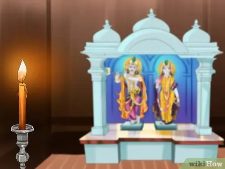 Украсьте комнату для пуджи Шаг 5
