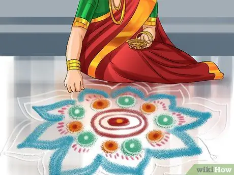 Украшаем комнату для пуджи Шаг 7