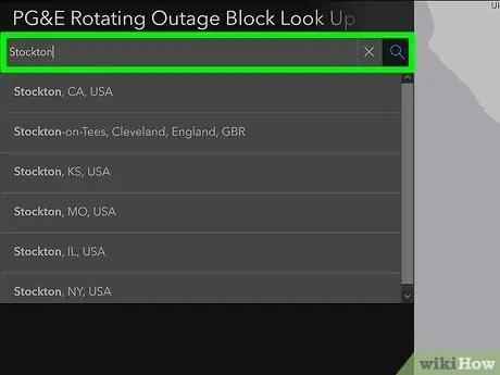 Знайте, когда у вас отключится электричество во время непрерывных отключений электроэнергии в Калифорнии Шаг 2