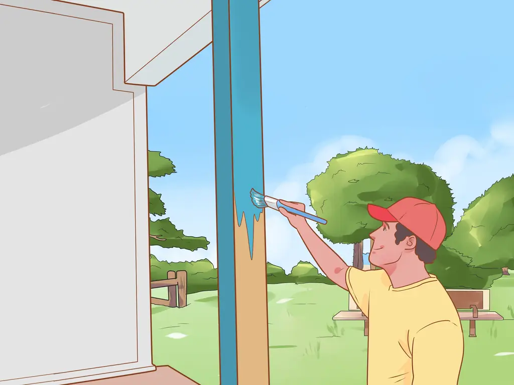 Как обернуть столбы крыльца деревом: 13 шагов (с иллюстрациями)