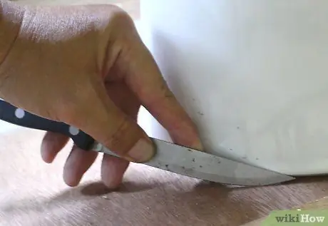 Конопатка вокруг туалета, шаг 1 Конопатка вокруг туалета, шаг 1