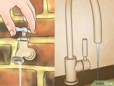 Разморозить водопроводные трубы Шаг 1