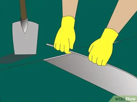 Удаление латексного резинового ковра и плиточного клея с цементного пола Шаг 4