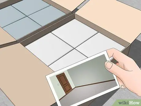 Выберите напольную плитку Шаг 14