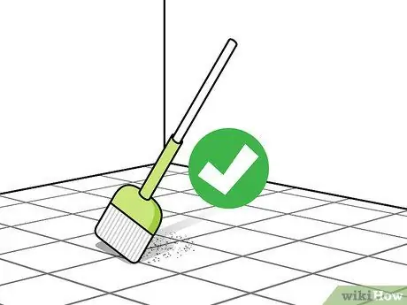 Чистые полы из каменной плитки Шаг 1