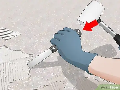 Удалить Thinset Step 8