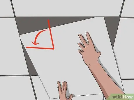 Удаление потолочной плитки Шаг 4