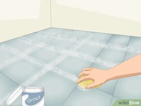 Укладка плитки и приклеивания шага 13