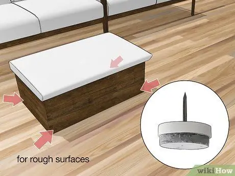 Как удержать пуфик от скольжения Шаг 2