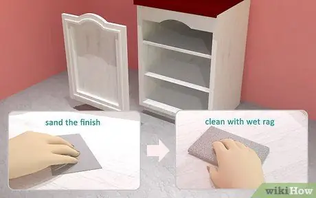 Антикварные белые шкафы Шаг 1
