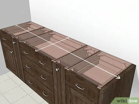 Установите кварцевые столешницы, шаг 1