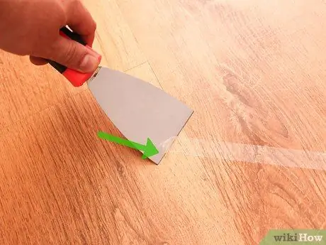 Удаление клея с деревянного пола Шаг 5