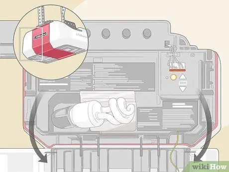 Сброс устройства открывания гаражных ворот Liftmaster Шаг 2