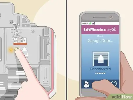 Сброс устройства открывания гаражных ворот Liftmaster Шаг 5