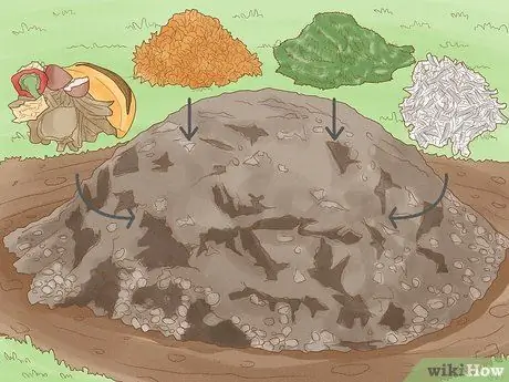 Поддержание кучи компоста Шаг 4