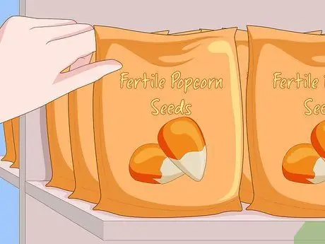 Выращивание попкорна, шаг 1