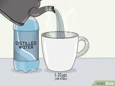 Очистите новый радиатор, шаг 1