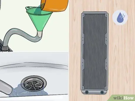 Очистите новый радиатор Шаг 8