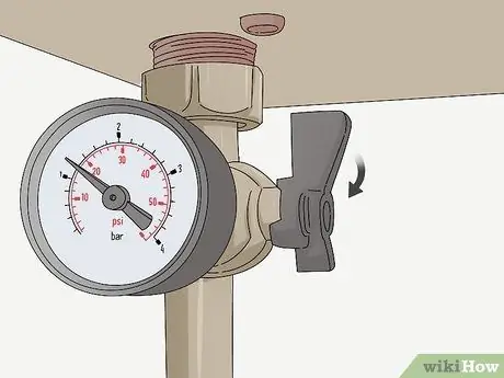 Снижение давления в котле, шаг 10