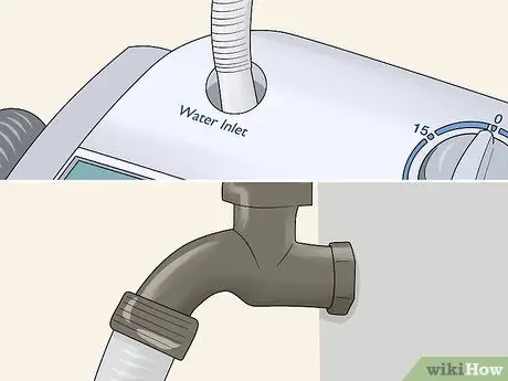 Работа в полуавтоматической стиральной машине Шаг 2