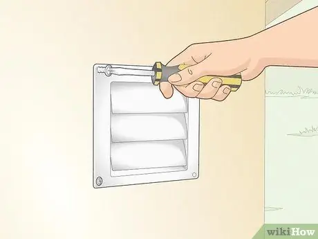 Закройте вентиляционное отверстие сушилки Шаг 3