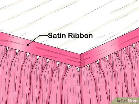 Украшаем стол тюлем Шаг 11