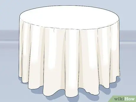 Украшаем стол тюлем Шаг 2