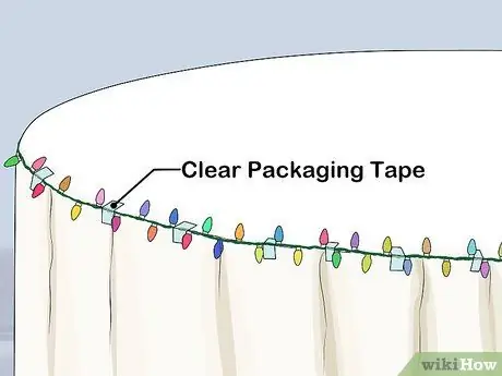 Украшаем стол тюлем Шаг 4