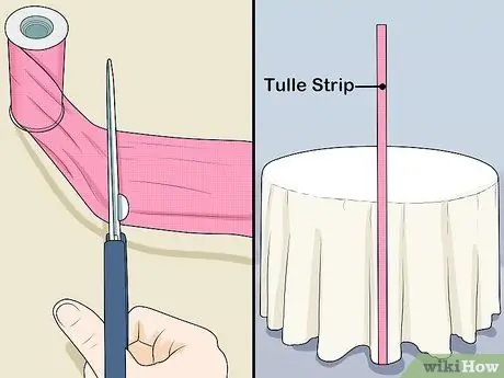 Украшаем стол тюлем Шаг 8