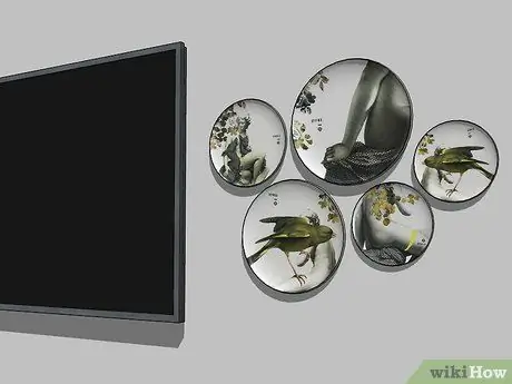 Украшаем стену за тумбой под телевизор Шаг 5