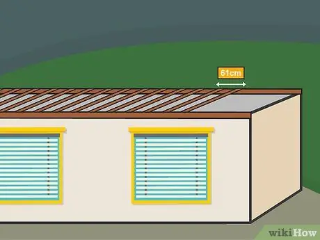 Строительство двускатной крыши Шаг 02