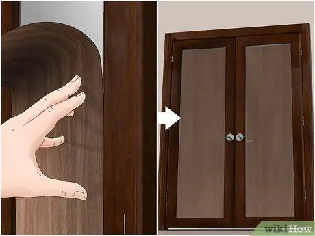 Скрыть зеркальные закрытые двери Шаг 7
