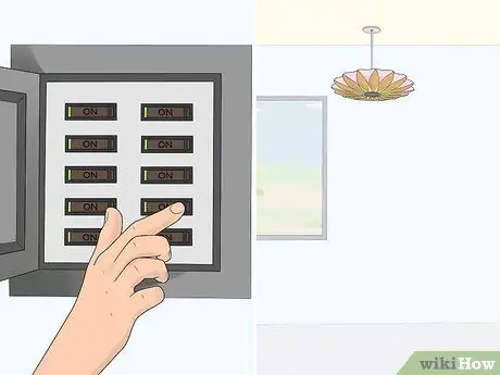 Повесьте пузырчатую лампу Нельсона Шаг 17