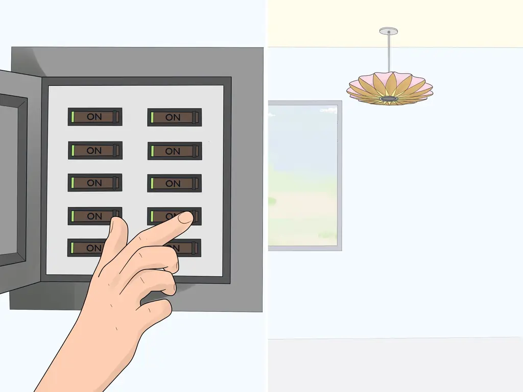 Простые способы повесить пузырчатую лампу Нельсона (с рисунками)