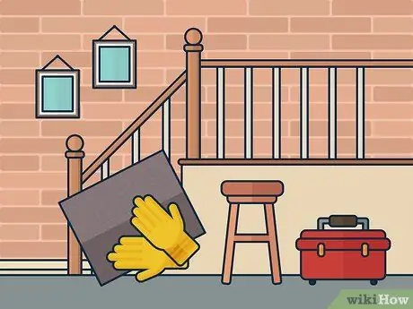 Окрашивание перил Шаг 2