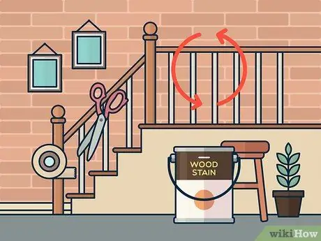 Окрашивание перил Шаг 9