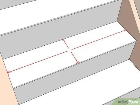 Установите бамбуковый пол на лестницу. Шаг 5