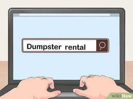 Заказать мусорный контейнер Шаг 1