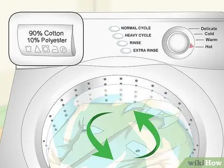 Усадка одежды в сушилке Шаг 3