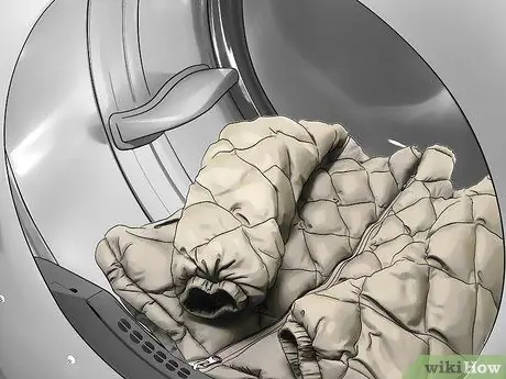 Сушка пуховика. Шаг 1