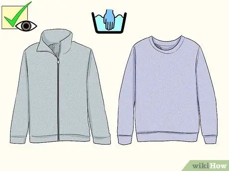 Стирать флис Шаг 1