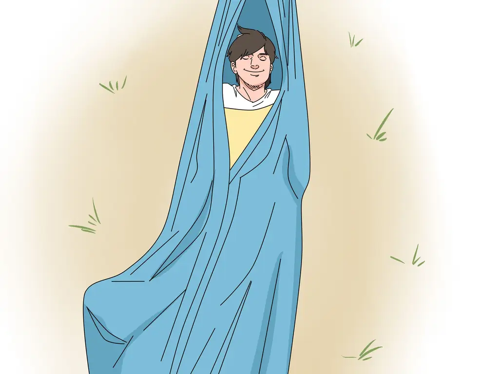 Как заснуть в гамаке: 12 шагов (с иллюстрациями)