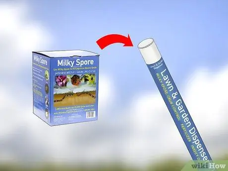 Нанесите Milky Spore, шаг 2