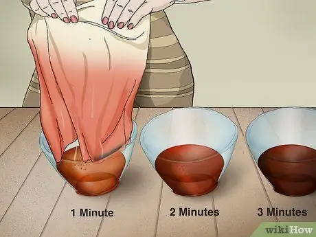 Столы с краской Ombre Step 6
