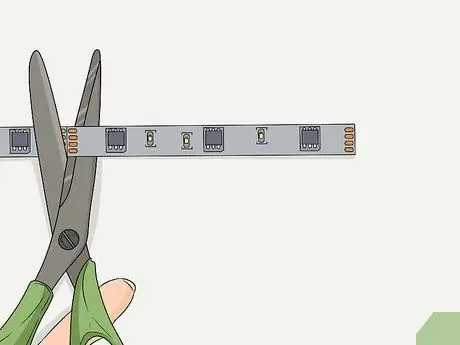 Вырезать светодиодные ленты, шаг 3