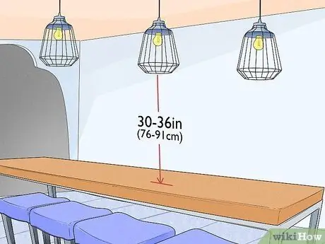 Установите подвесные светильники Шаг 12