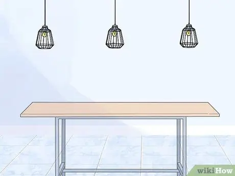 Установите подвесные светильники Шаг 14