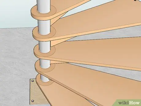 Построить винтовую лестницу Шаг 13