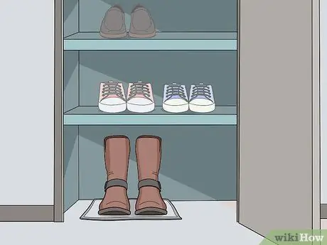 Храните ботинки в шкафу, шаг 4