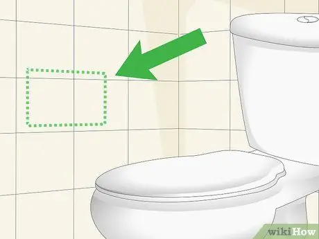 Установите держатель для туалетной бумаги Шаг 1